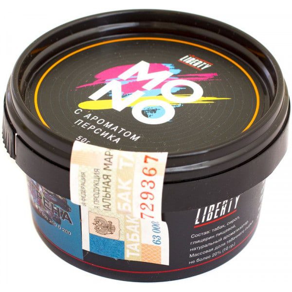 Mono 50гр (персик) табак для кальяна
