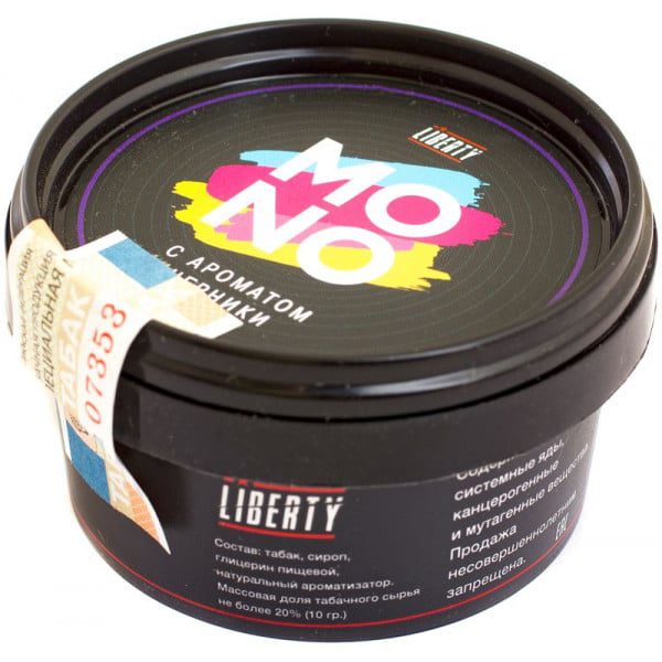 Mono 50гр (черника) табак для кальяна