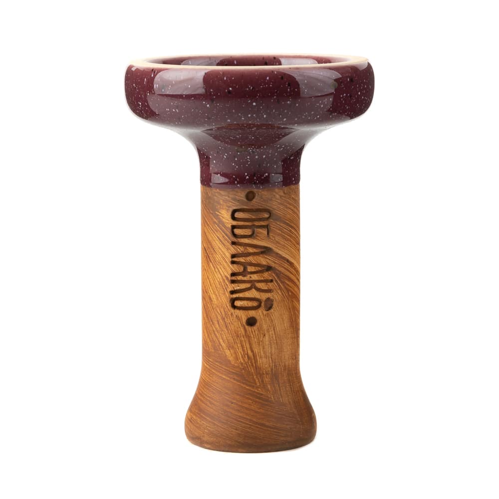 Облако Black glaze (фиолетовая в точку) чаша для кальяна