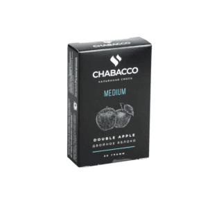 Chabacco 50гр (double apple) medium смесь для кальяна