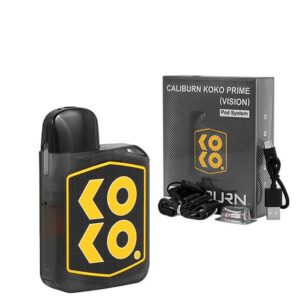 Uwell Caliburn Koko prime (vision) (dark translucend (black&gold) электронная сигарета