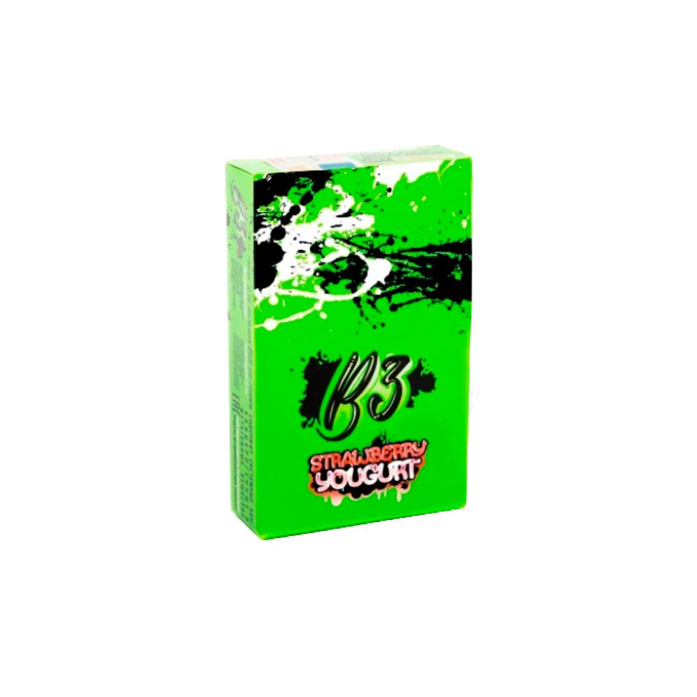 B3 50гр (strawberry yogurt) табак для кальяна