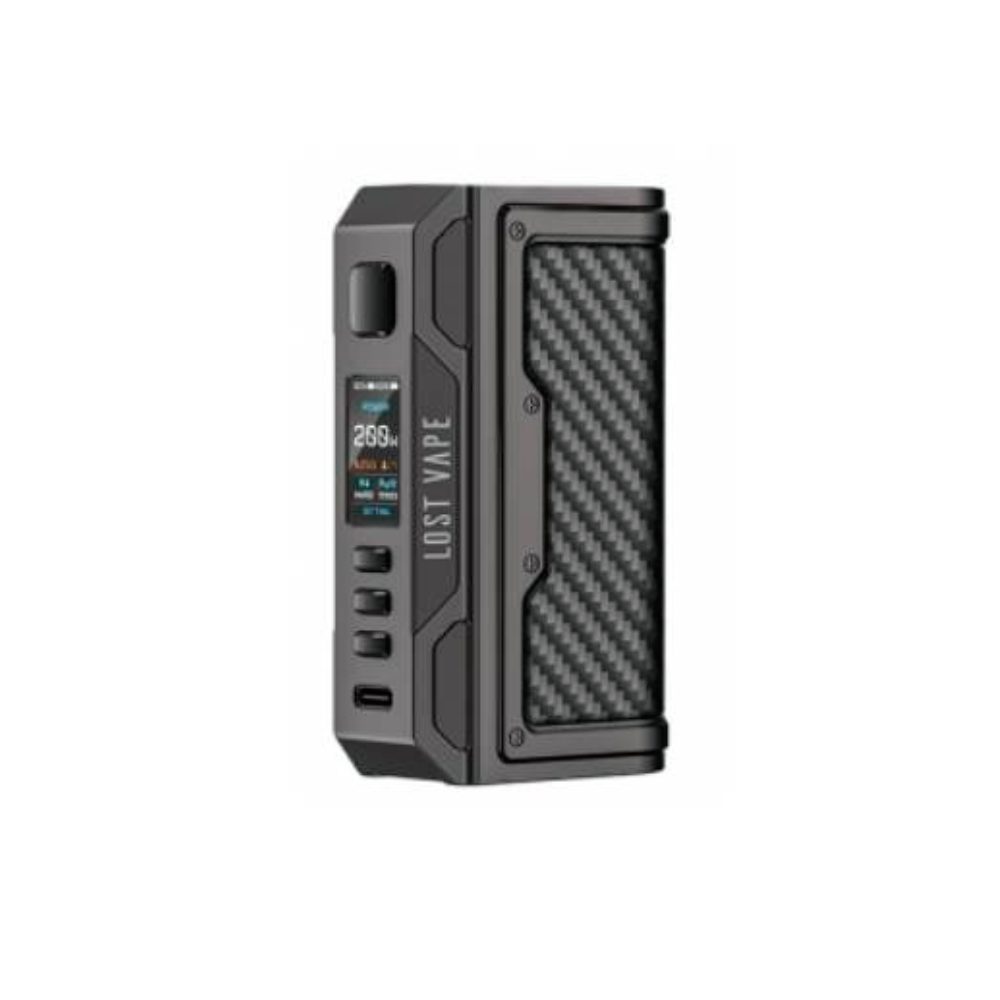 Боксмод Lost Vape Thelema Quest (gunmetal carbon fiber)