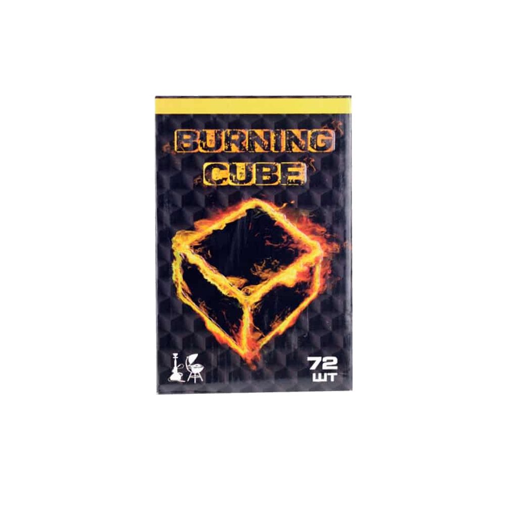 Burning cube 25мм/72шт уголь для кальяна