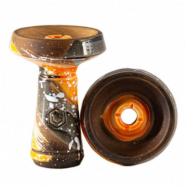 LS Solo (milky orange) чаша для кальяна