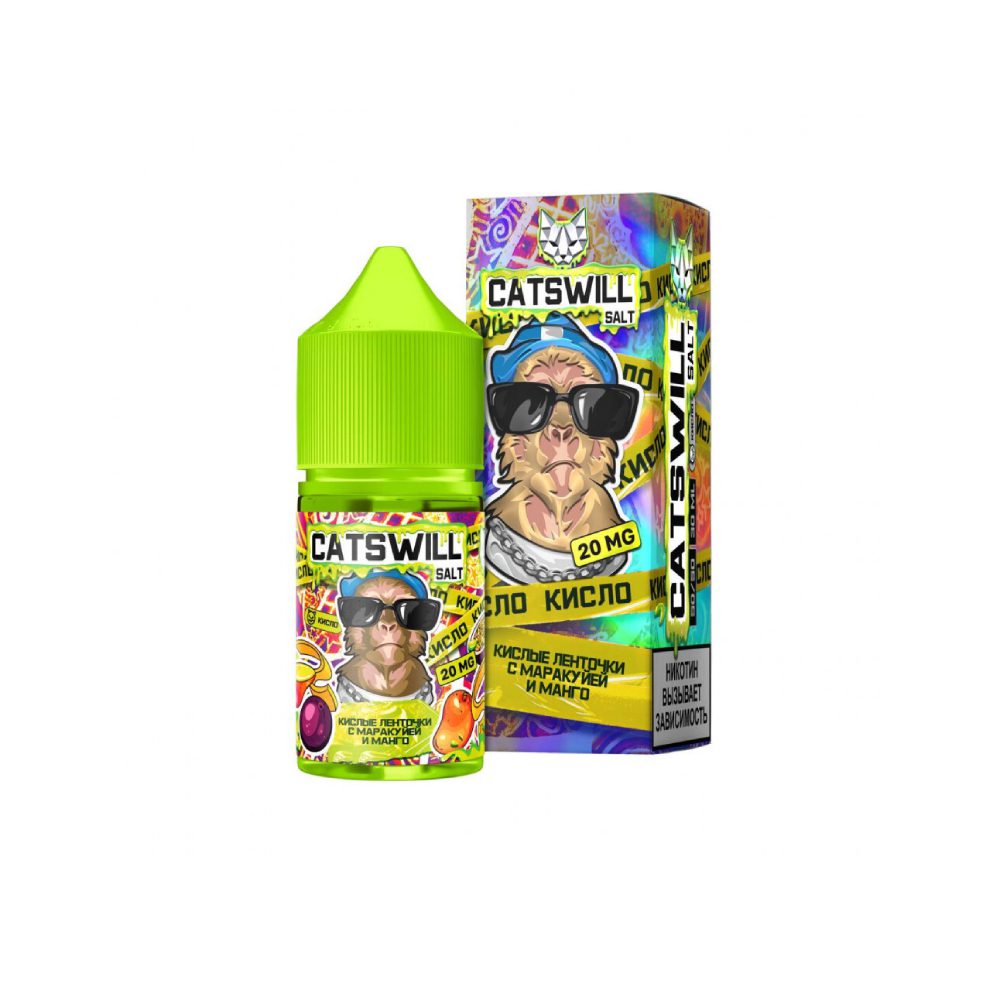 Catswill Sour salt (кислые ленточки/маракуйя/манго) 20 hard M