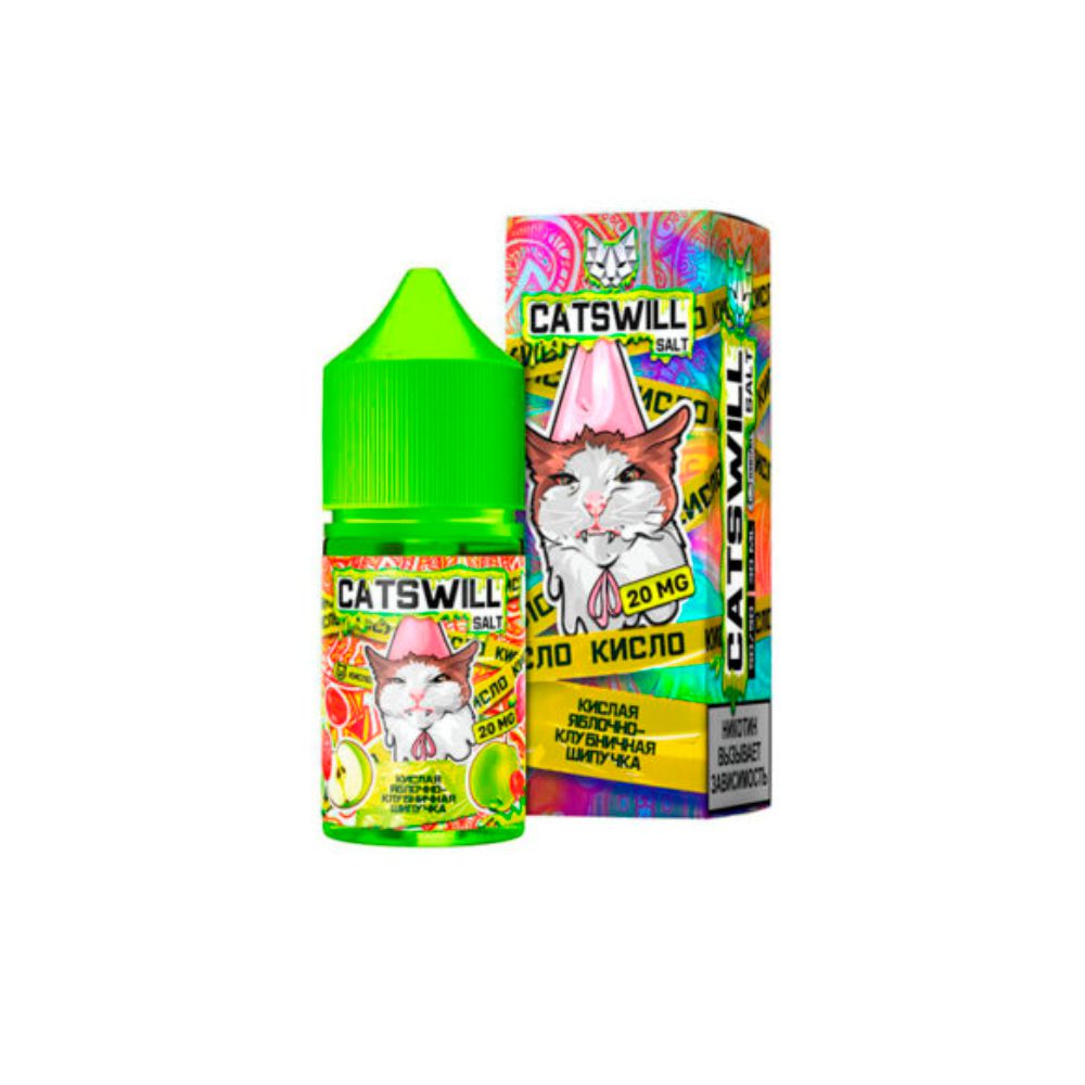 Catswill Sour salt (яблоко/клубника/шипучка) 20mg M