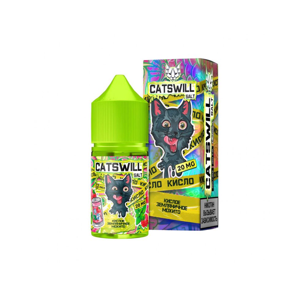 Catswill Sour salt (земляничное мохито) 20 hard M