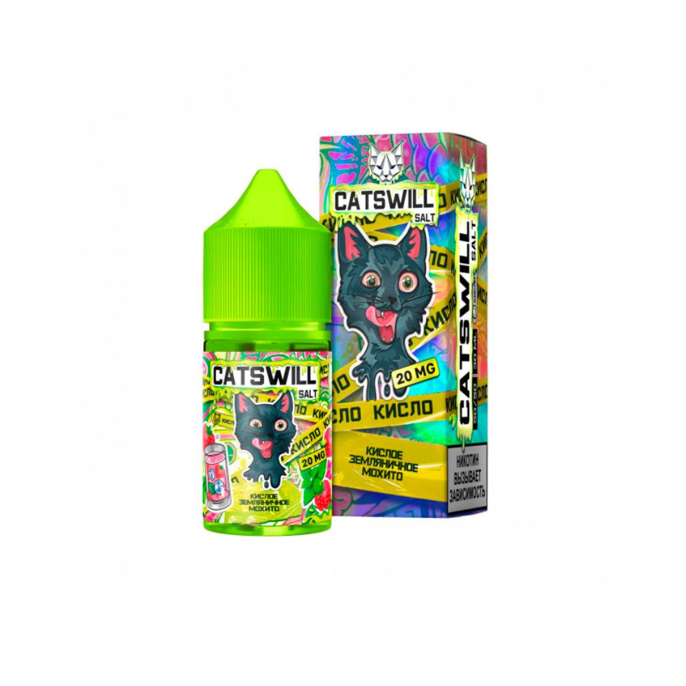 Catswill Sour salt (земляничное мохито) 20mg M