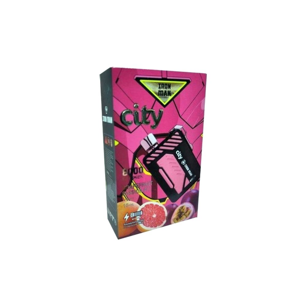 City Iron Man (grapefruit/passion fruit) M