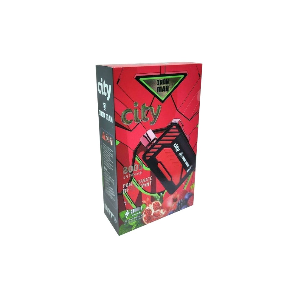 City Iron Man (pomegranate/berry/mint) M