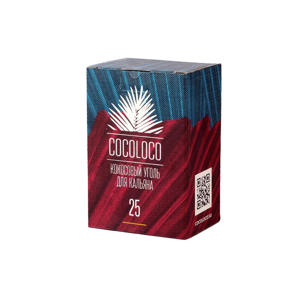 Cocoloco 25мм/72шт уголь для кальяна