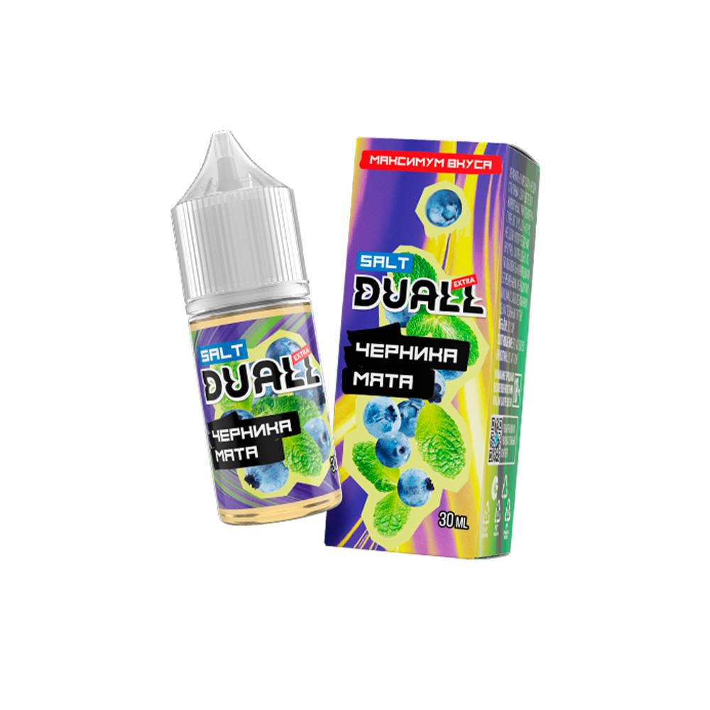 DUALL salt (черника/мята) 20mg M