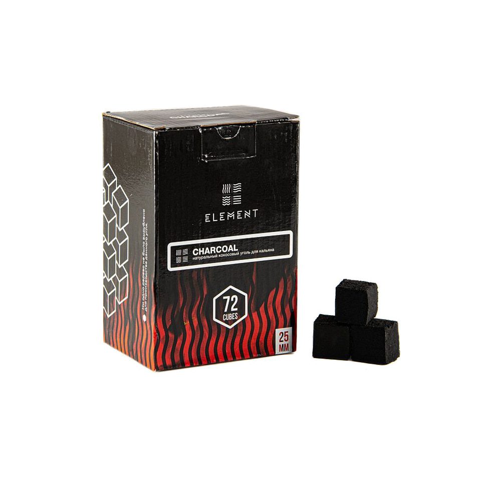 Element 25мм/72шт уголь для кальяна