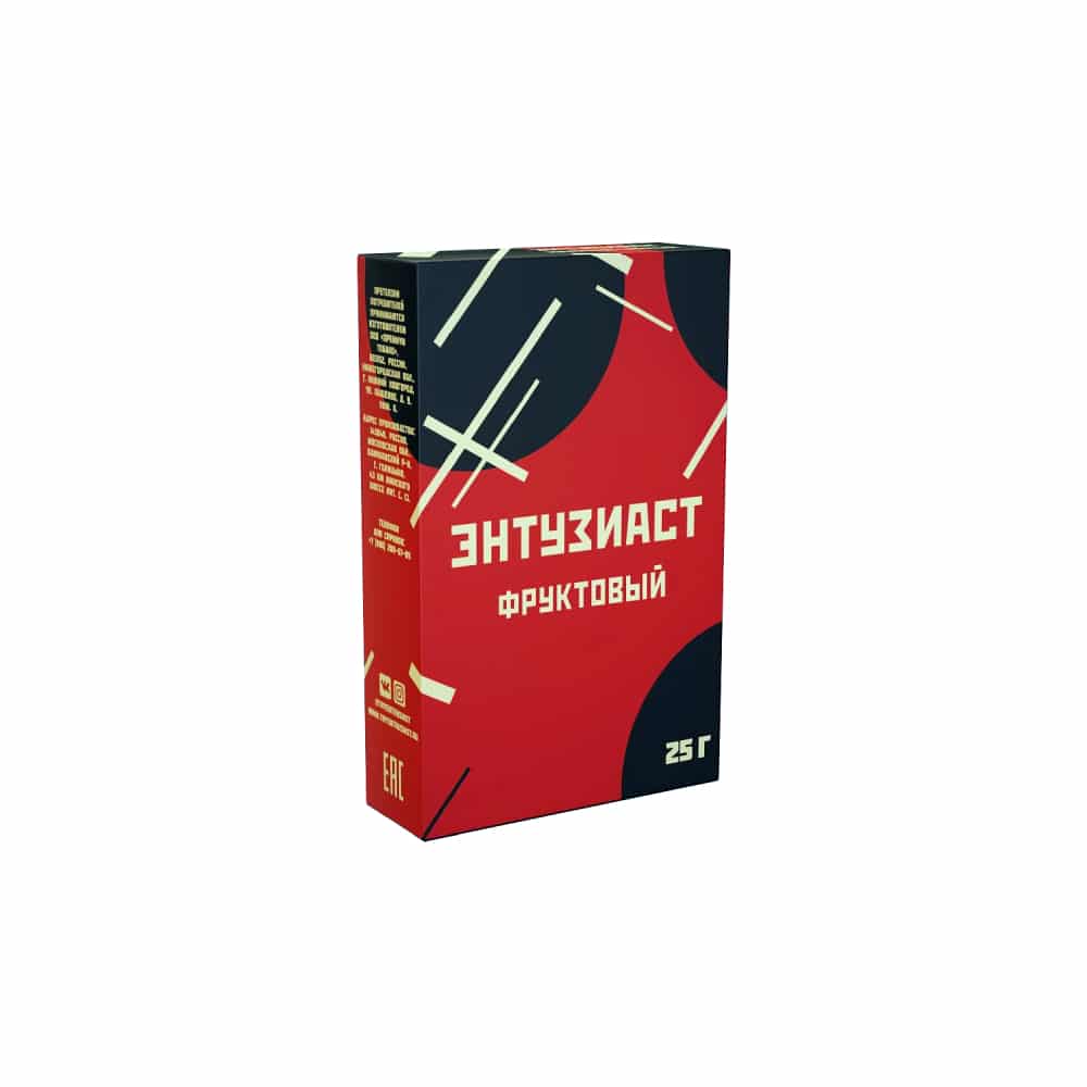 Энтузиаст 25гр (фруктовый) табак для кальяна