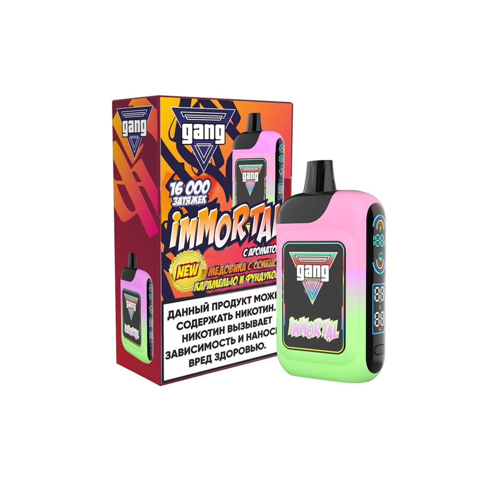 Gang Immortal 16000 (медовик/соленая карамель/фундук) M