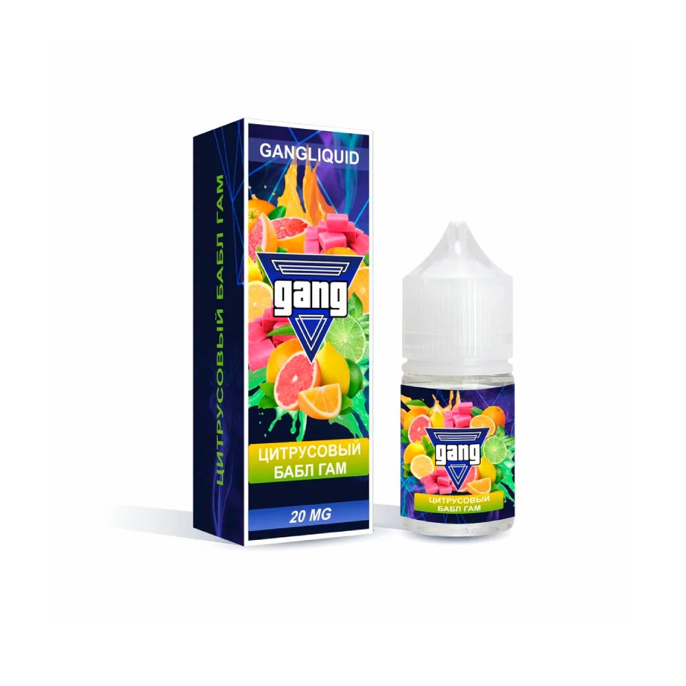 Gang salt (цитрусовый бабл гам) 20 mg M