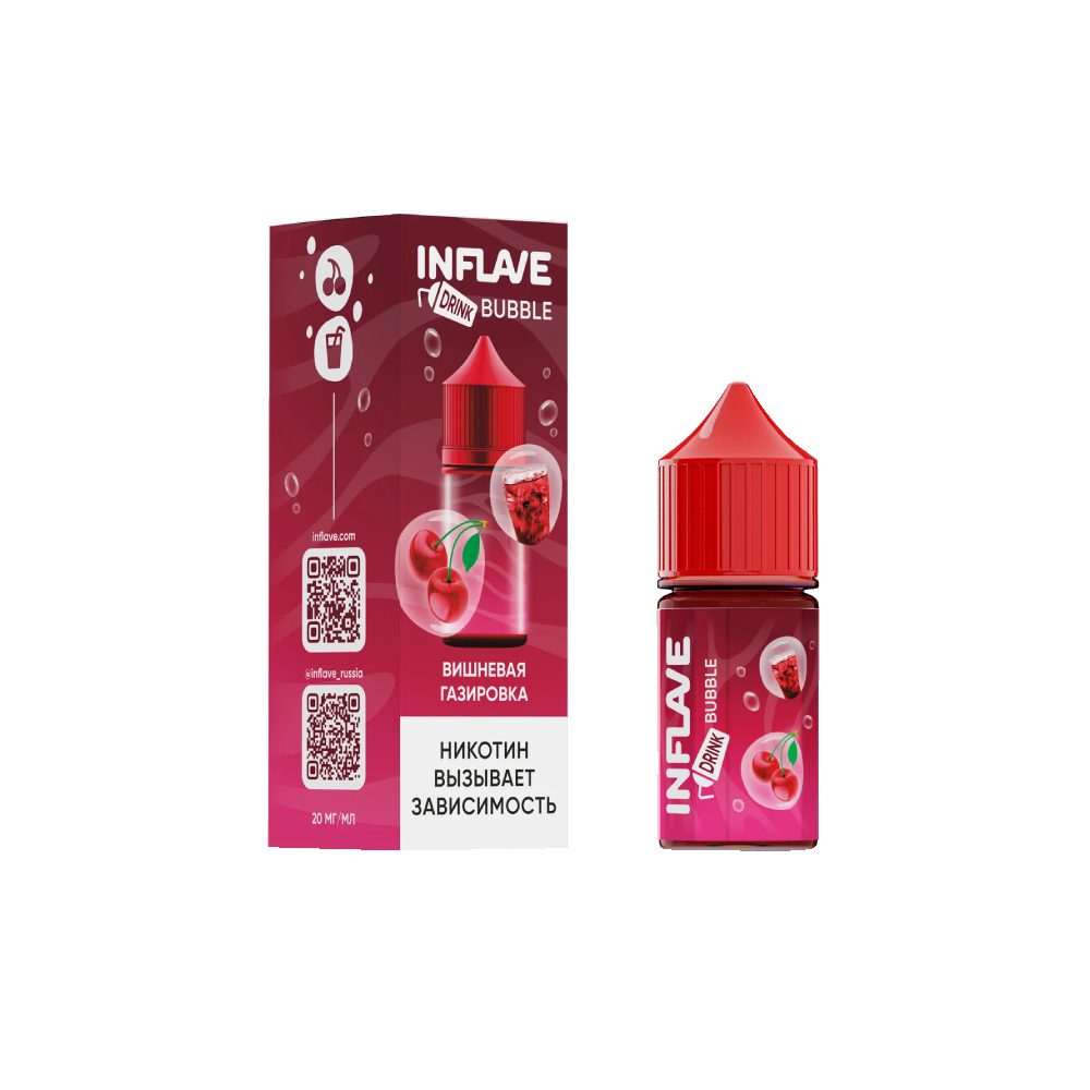 Inflave Bubble salt (клубника/вишня) 20mg M