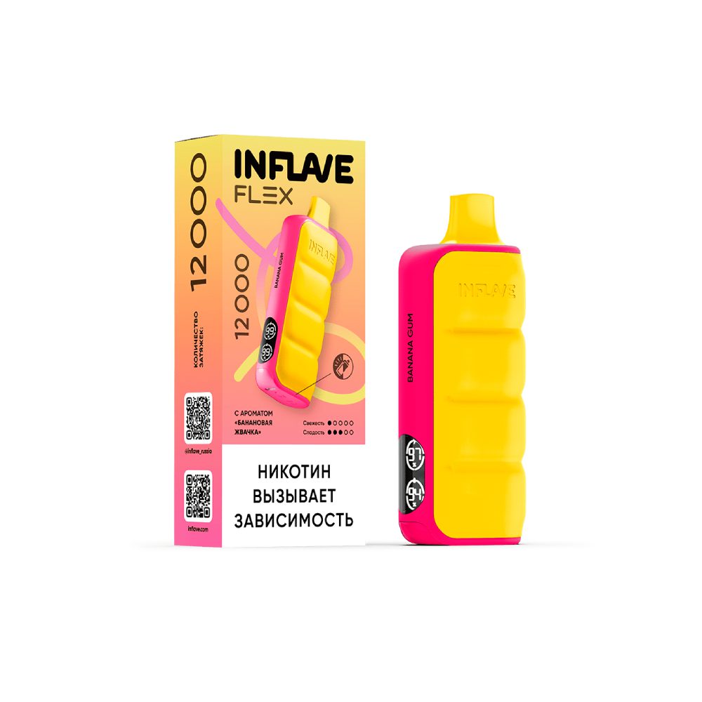 Inflave Flex 12000 (банановая жвачка) M