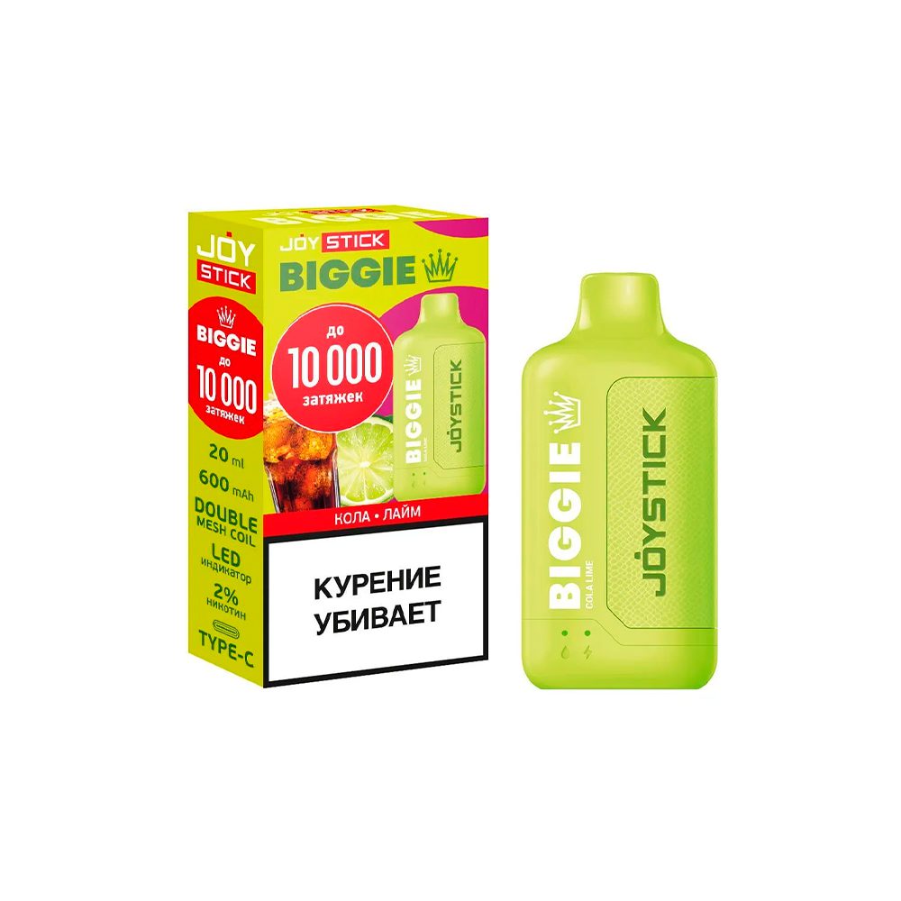JoyStick Biggie 10000 (кола/лайм) M