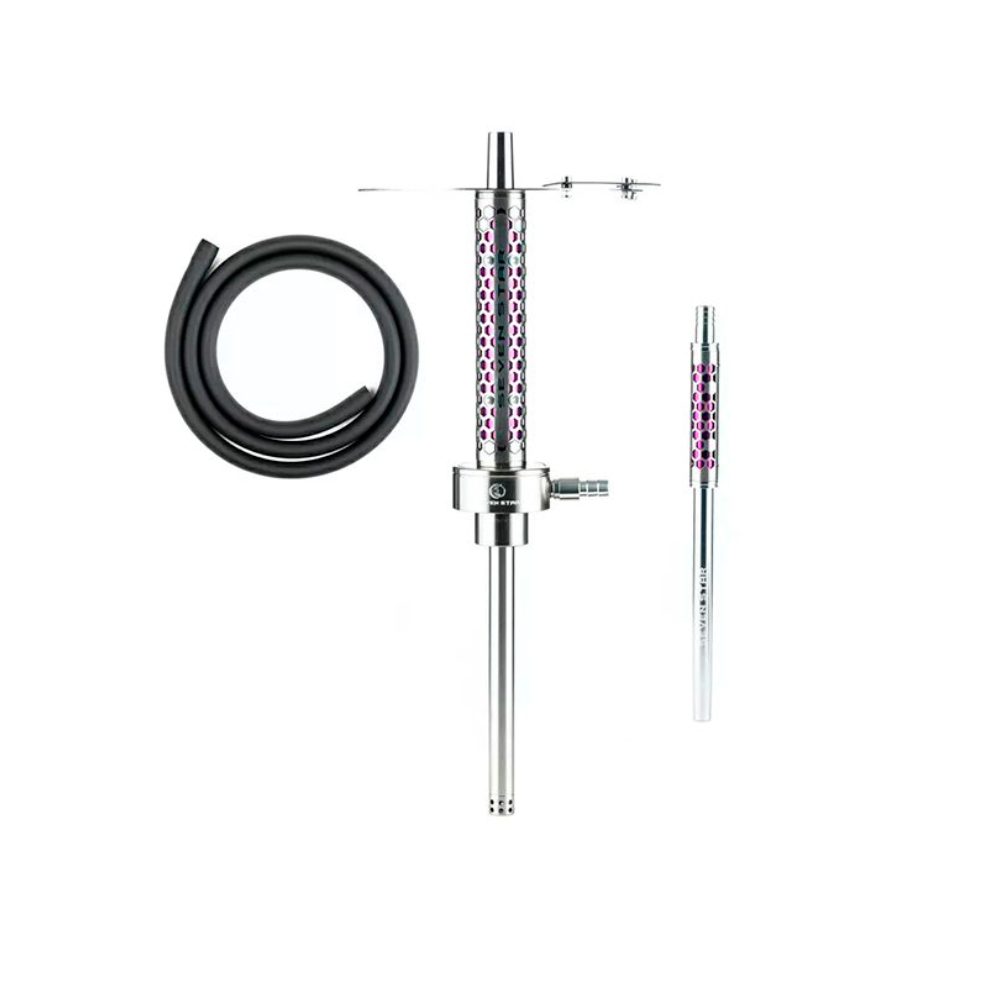 Кальян 7-Star Smog Factory TH 7 (серебро/фиолетовый)