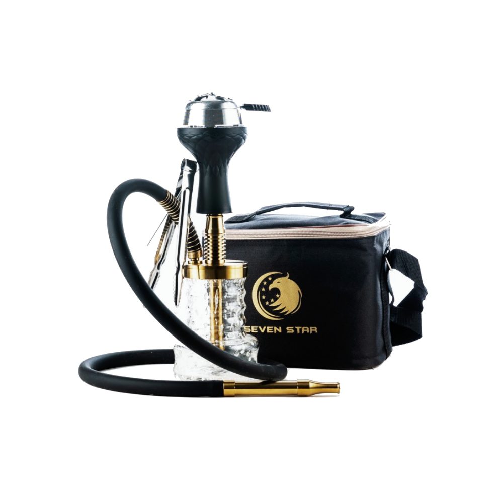 Кальян 7-Star X2 (gold) + сумка
