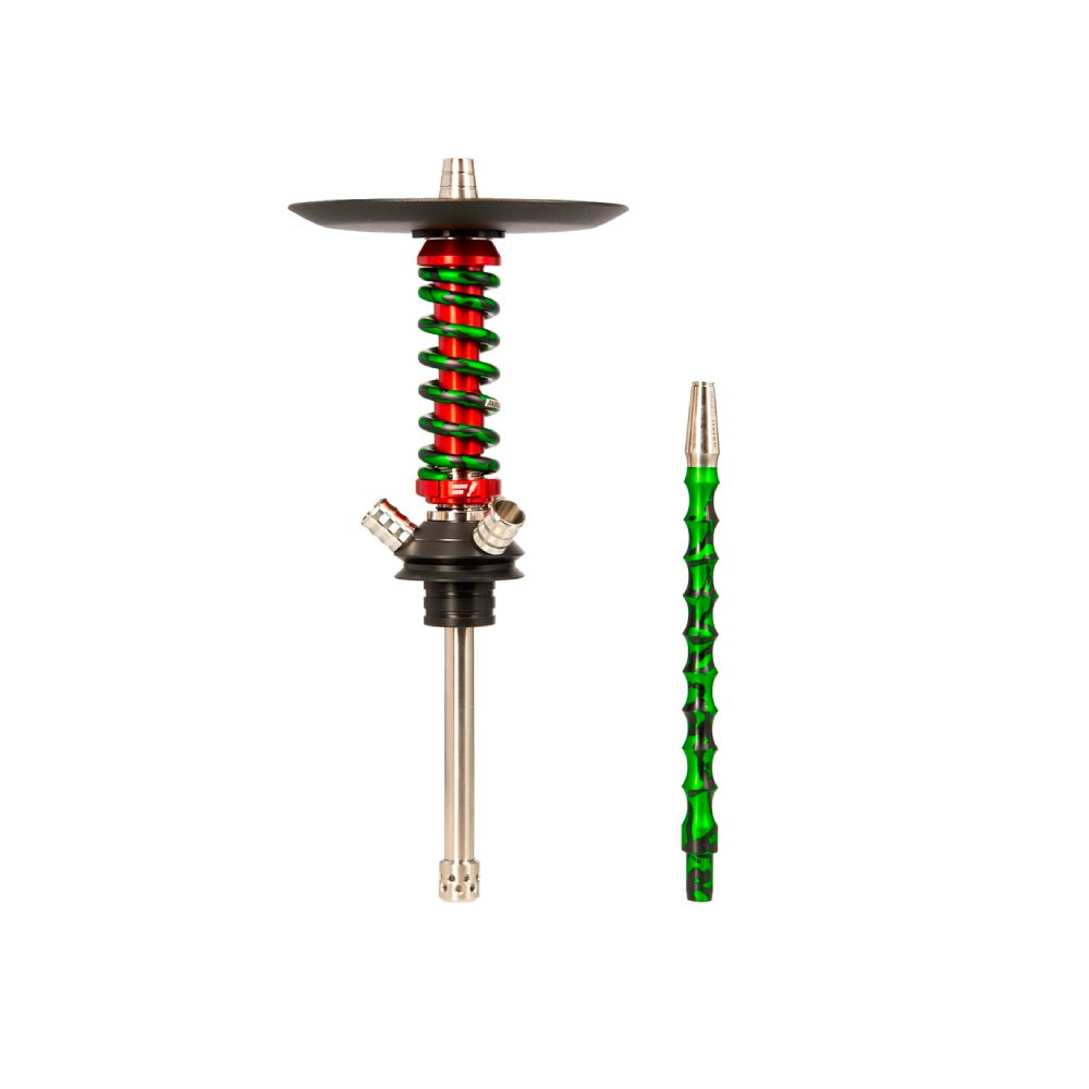 Кальян Mamay Customs Coilovers MICRO (красный/зеленый/лак)
