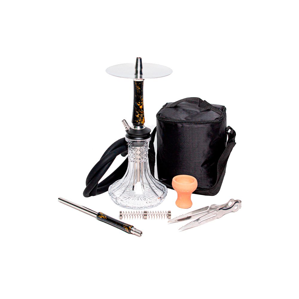 Кальян Sky Mini (black/gold) + сумка