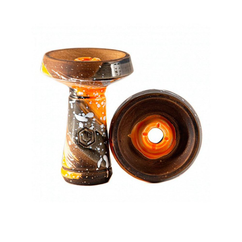 LS Solo (milky orange) чаша для кальяна