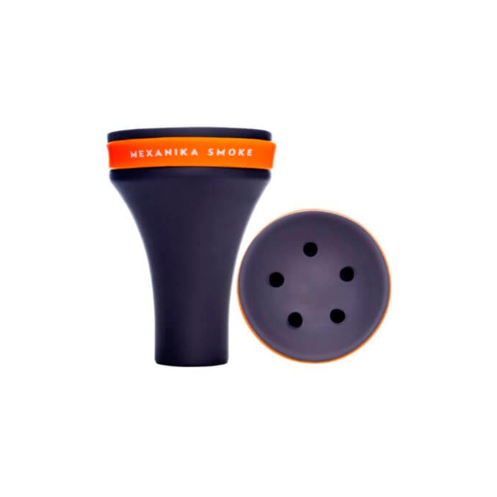 MS Fancy (черная/оранжевая) чаша для кальяна