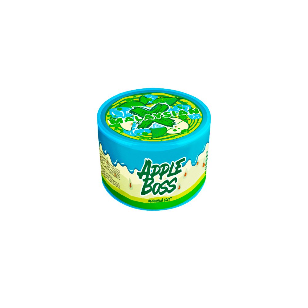 Malaysian X 50гр (яблочный босс) смесь для кальяна