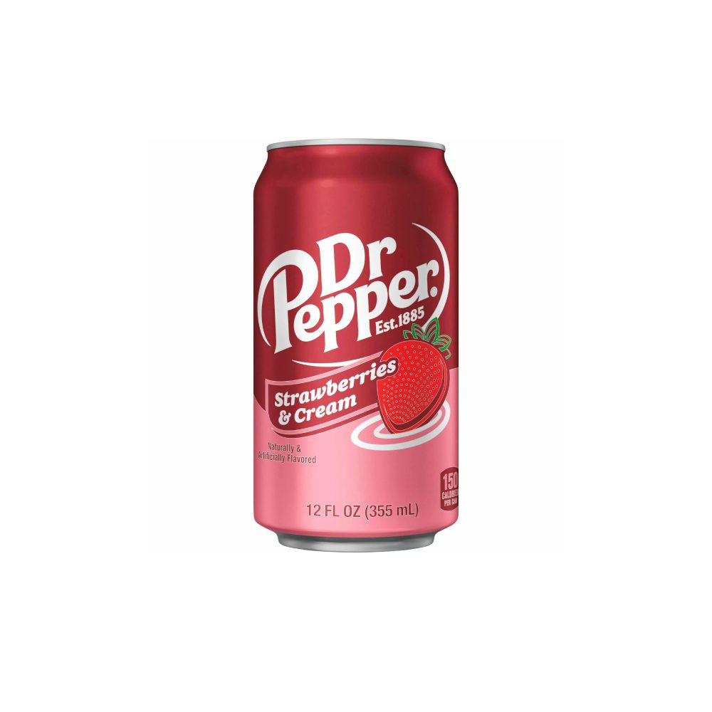 Напиток Dr.Pepper (strawberry cream/zero) 0.355л