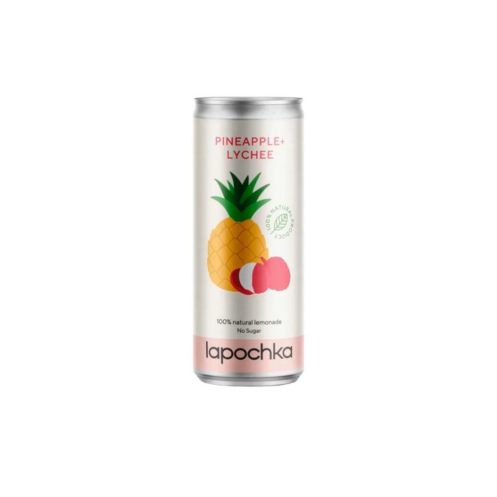 Напиток Lapochka (pineapple/lychee) 0.33л
