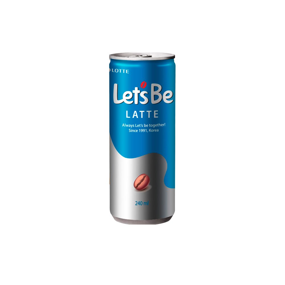 Напиток Lotte let's (latte) 0.24л
