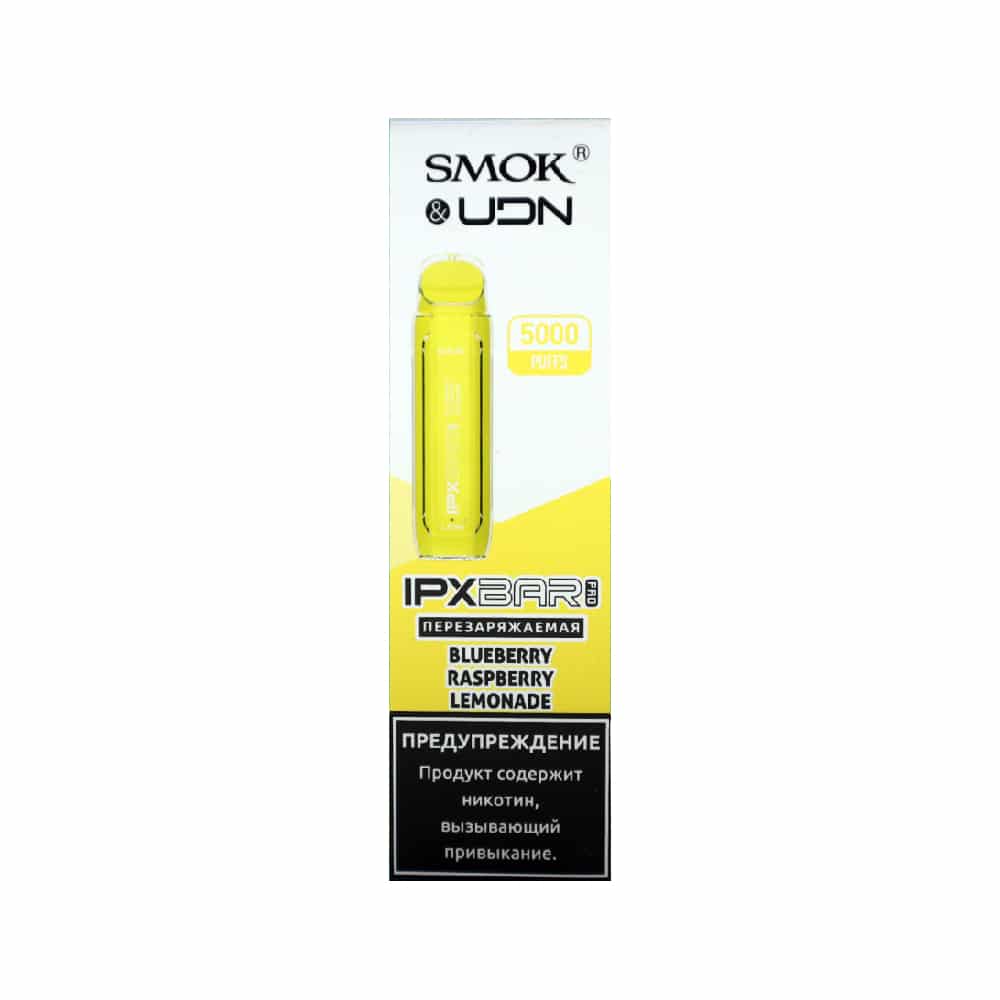 Smok & UDN IPX bar 5000 (blueberry/raspberry lemonade) M