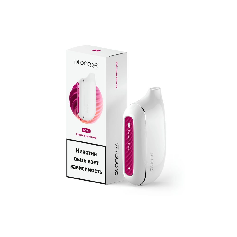 Plonq Max 6000 (клюква/виноград) M