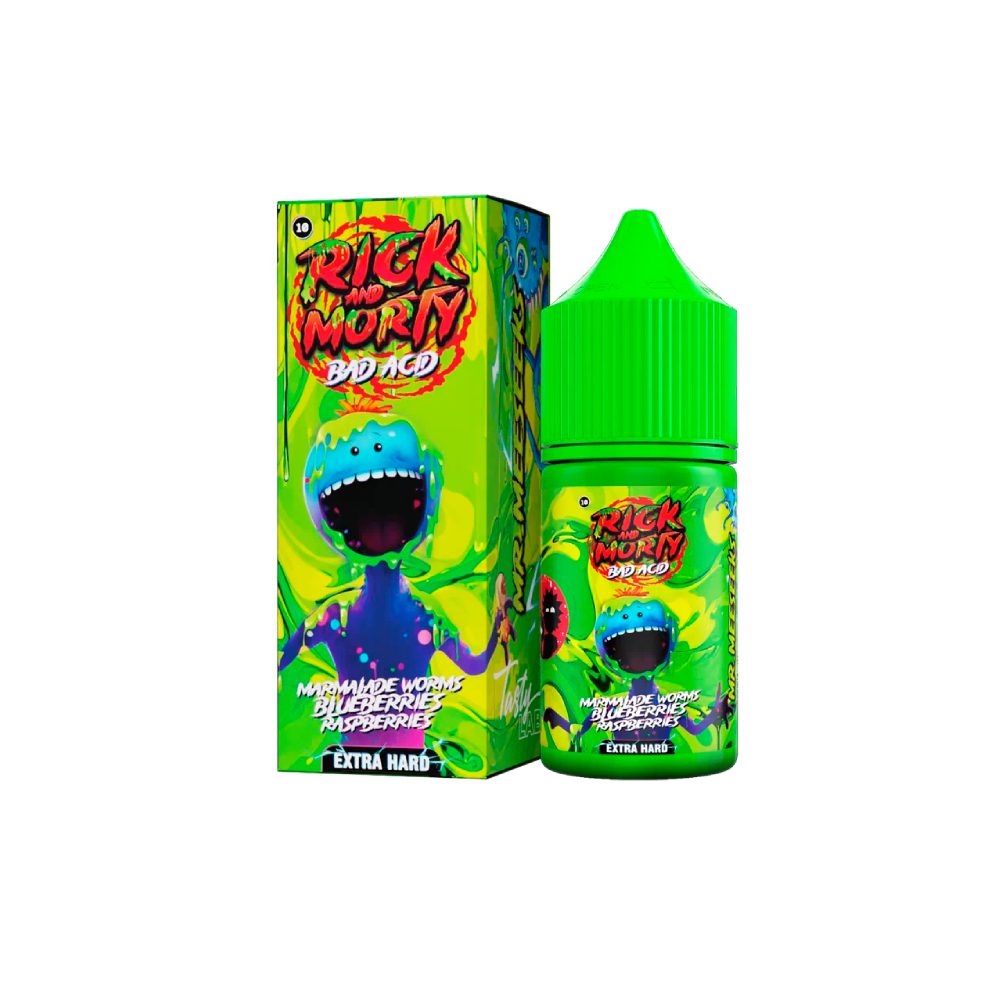 Rick and Morty Bad Acid salt (червячки/голубика/малина) 20 hard M