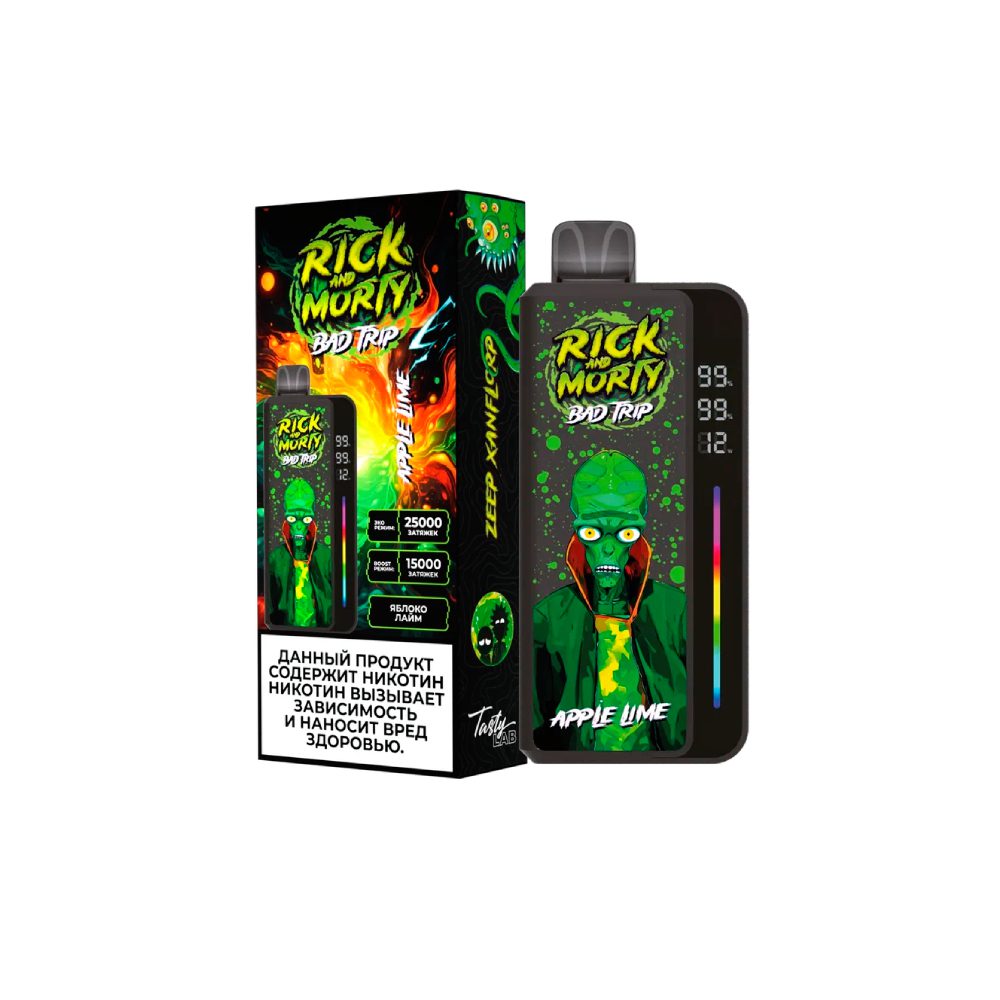 Rick and Morty Bad trip 25000 (apple/lime) M