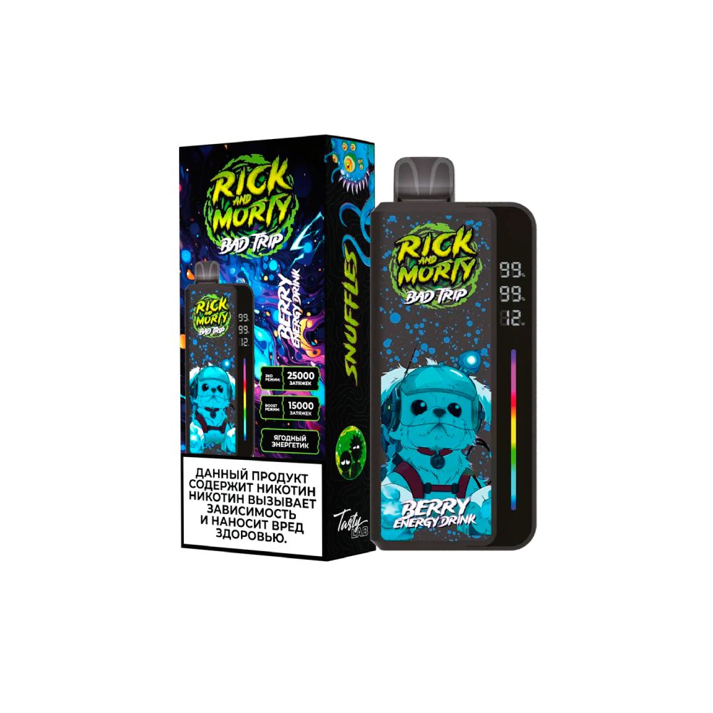 Rick and Morty Bad trip 25000 (berry/energy drink) M