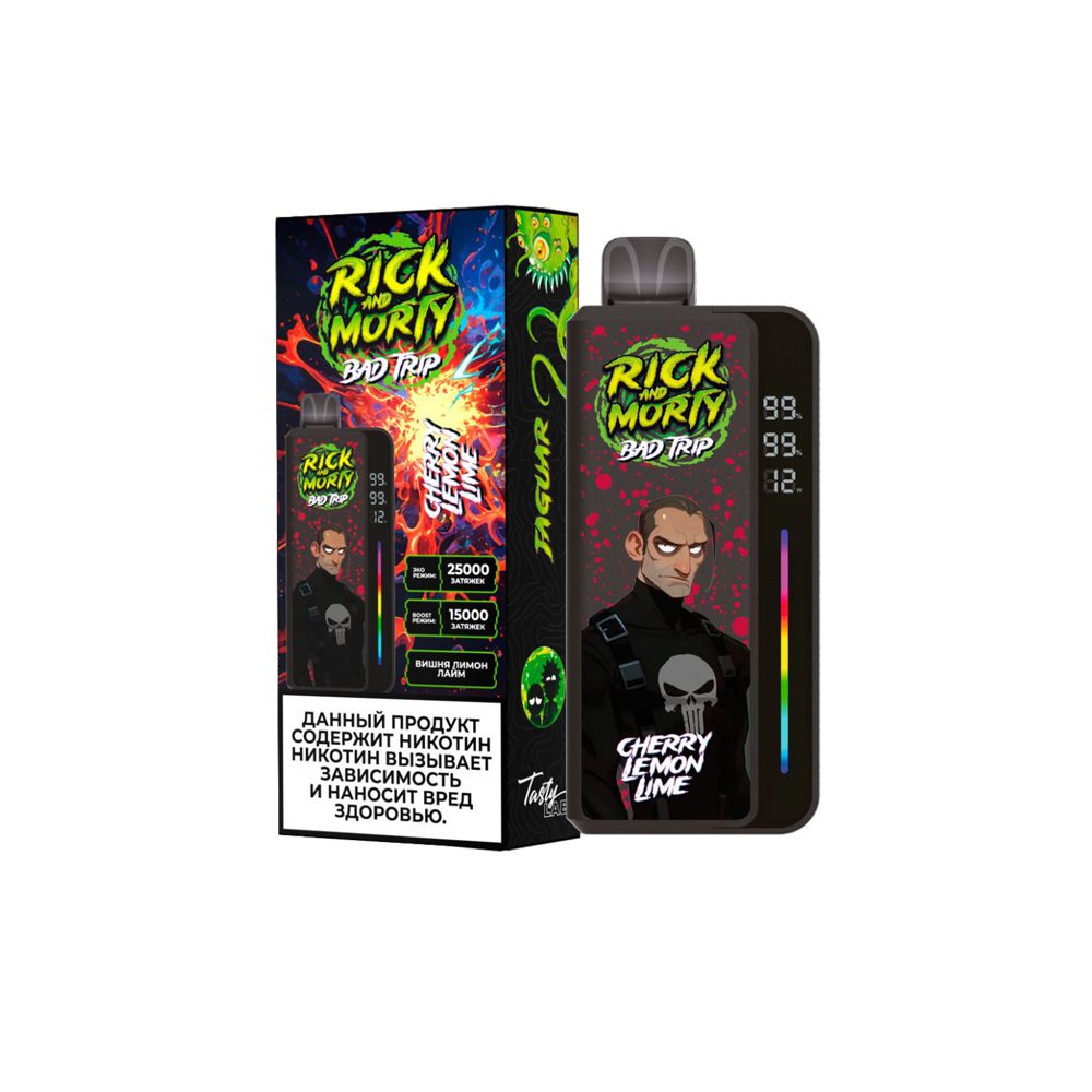 Rick and Morty Bad trip 25000 (cherry/lemon/lime) M