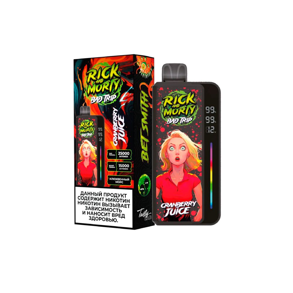 Rick and Morty Bad trip 25000 (cranberry juice) M