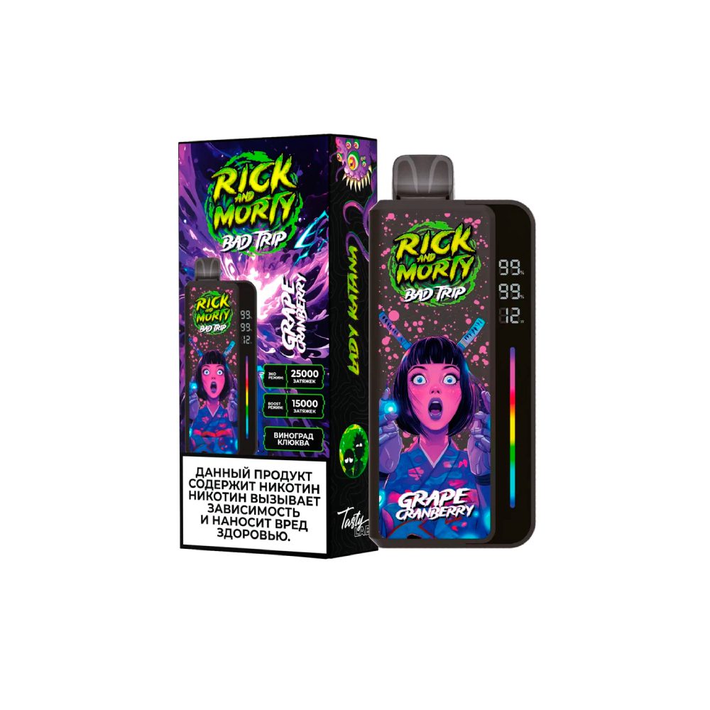 Rick and Morty Bad trip 25000 (grape/cranberry) M