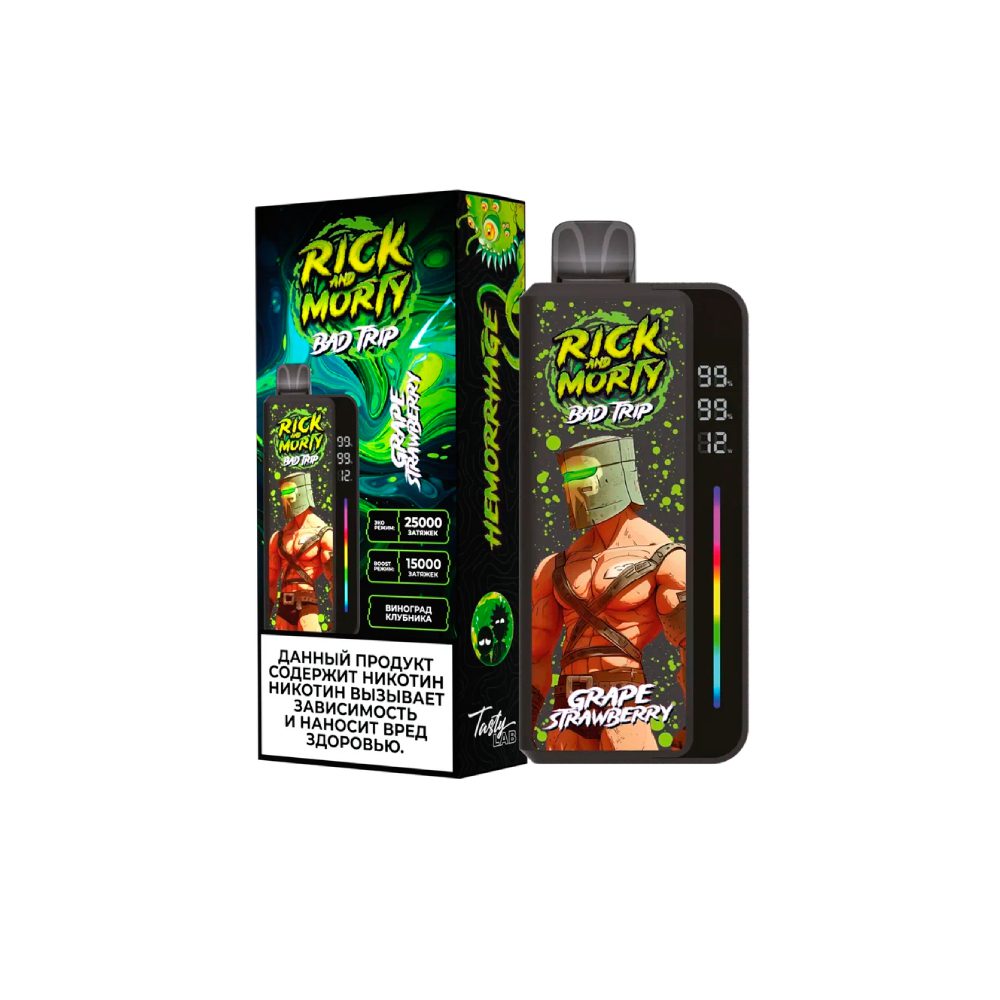 Rick and Morty Bad trip 25000 (grape/strawberry) M