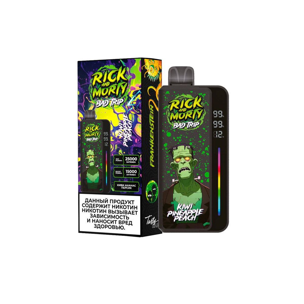 Rick and Morty Bad trip 25000 (kiwi/pineapple/peach) M