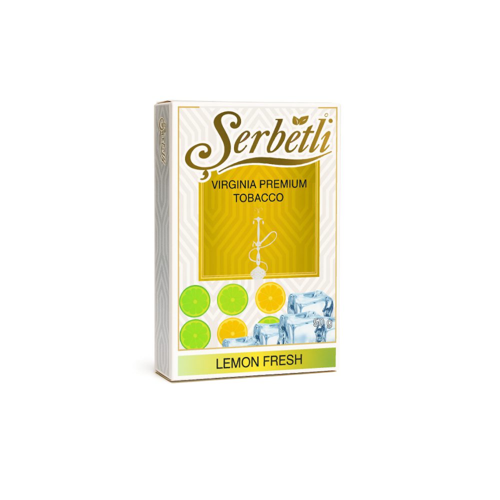 Serbetli 50гр (lemon fresh) табак для кальяна