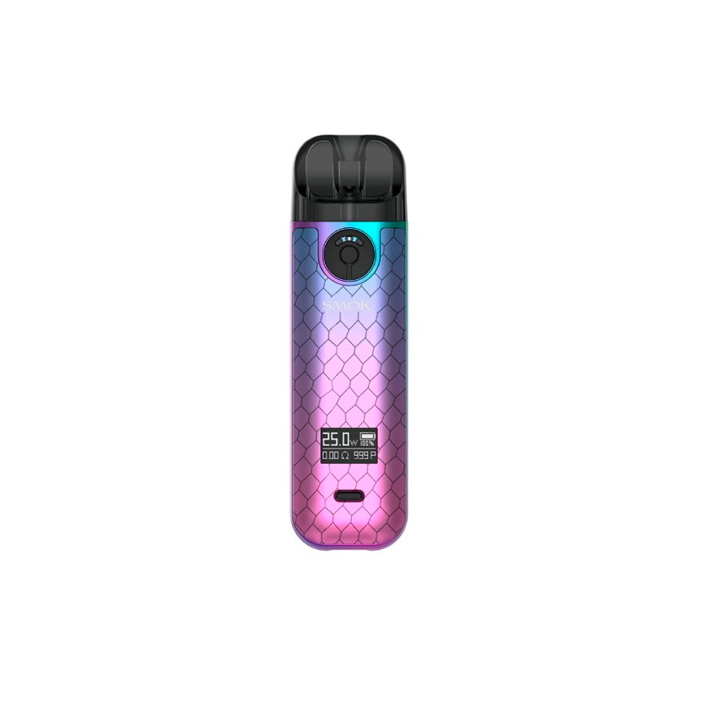 Smok novo 4 (cyan pink cobra) электронная сигарета