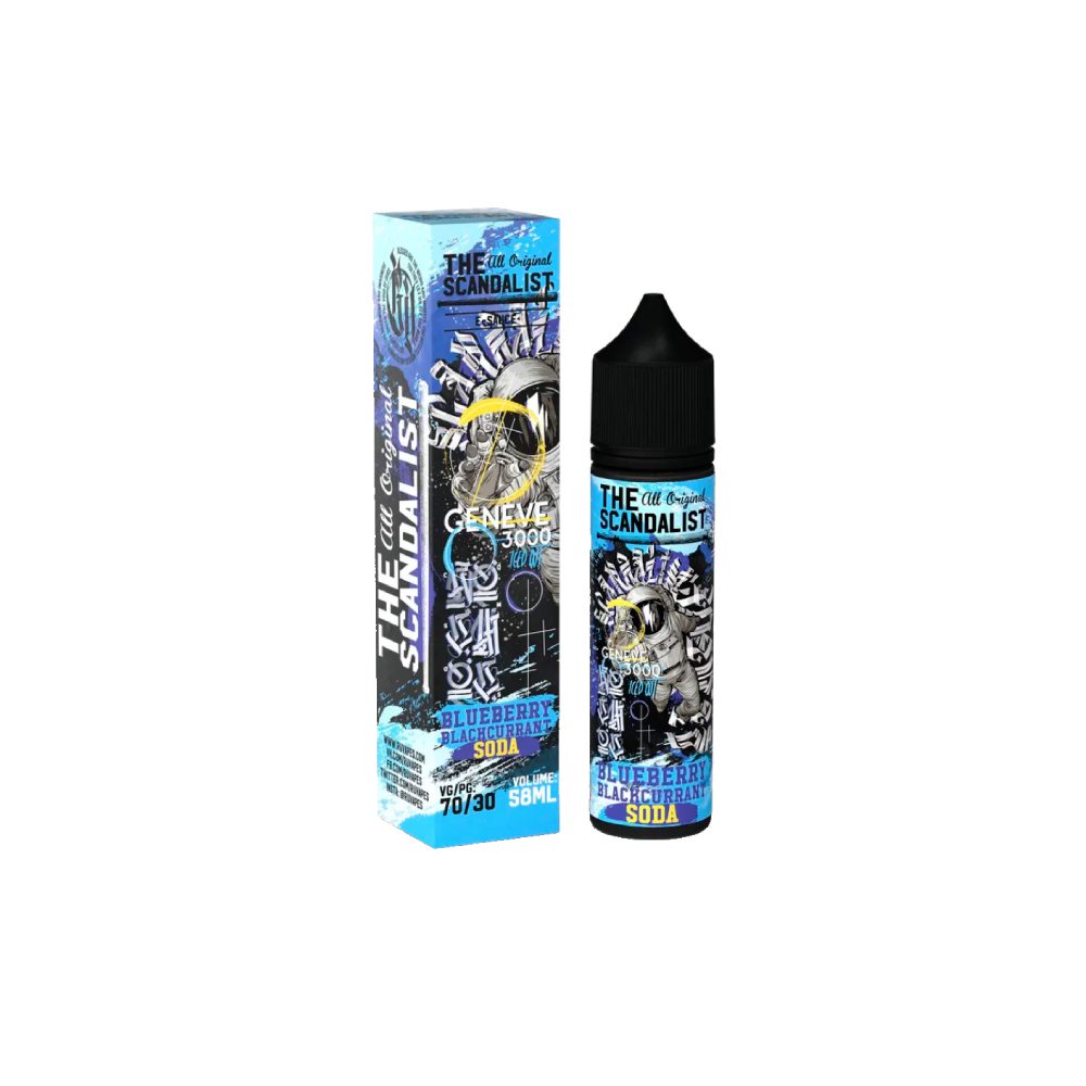 The Scandalist (blueberry/blackcurrant soda) 0mg M