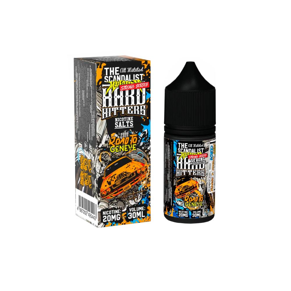 The Scandalist Hardhitters salt (iced/mango/citrus/soda) 20 hard M