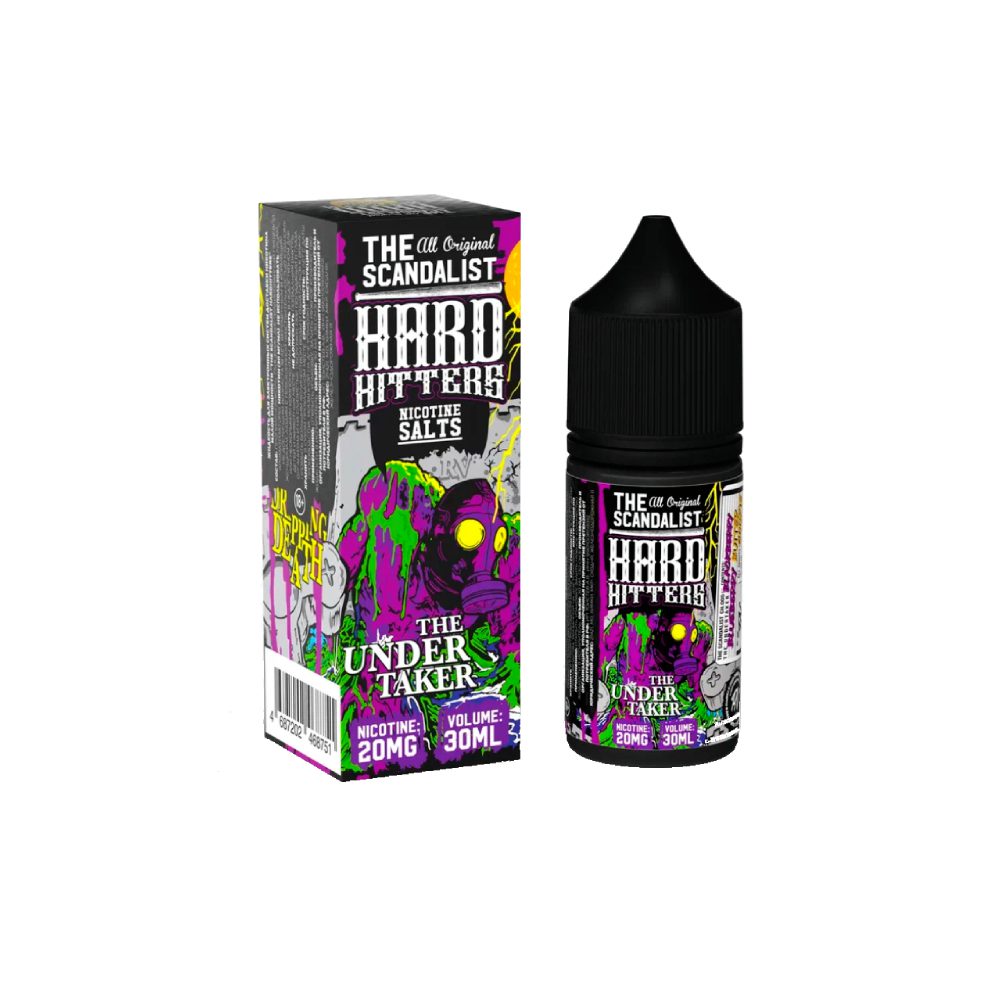 The Scandalist Hardhitters salt (blackberry/blueberry/butter cookie) 20 hard M