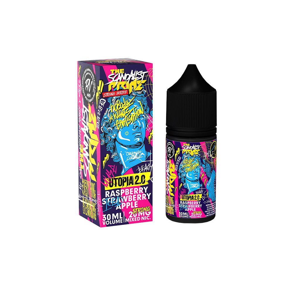 The Scandalist Prime salt (iced/raspberry/strawberry/apple) 20mg M